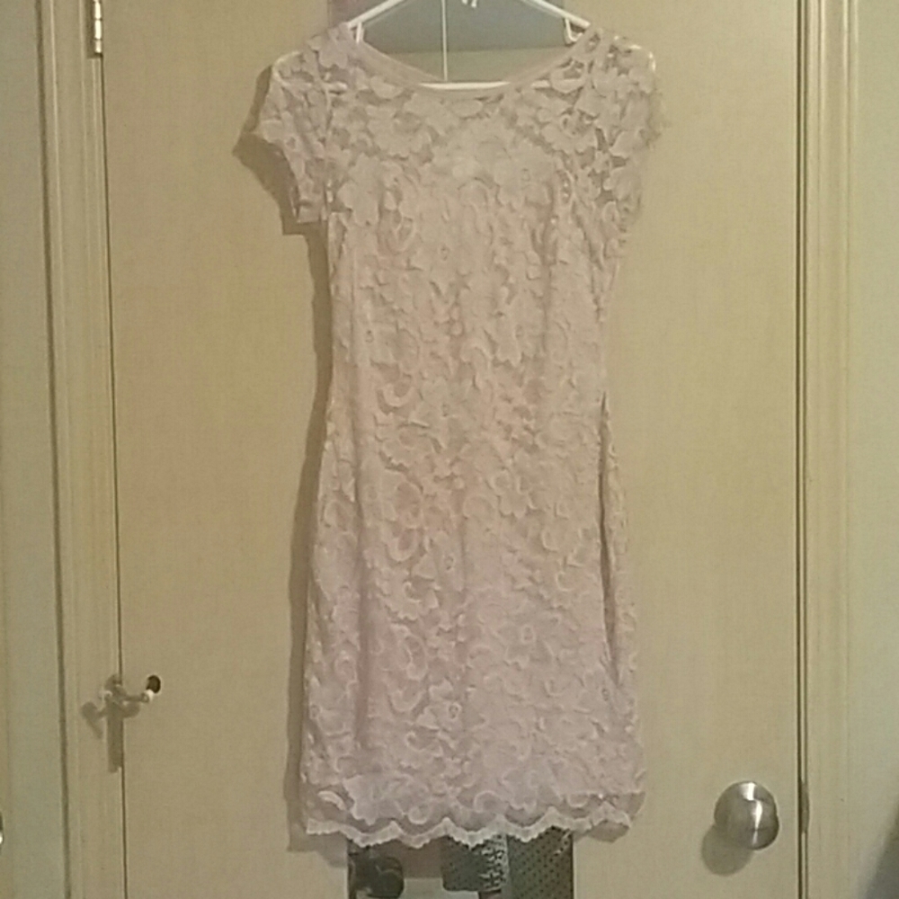 Lace mini dress